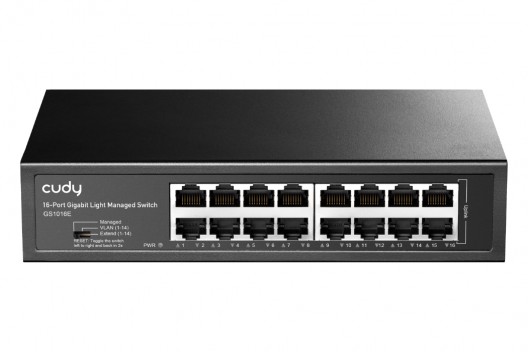 Cudy GS1016E Switch quản lý thông minh 16 port Gigabit