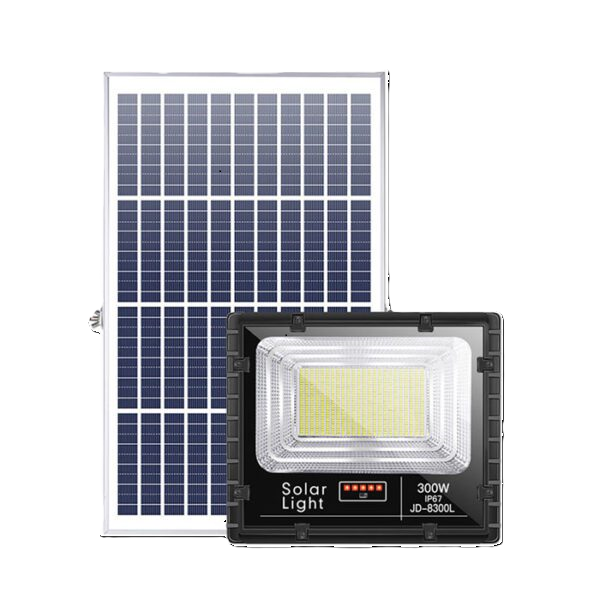Đèn pha led năng lượng mặt trời JINDIAN JD-8300L 300W